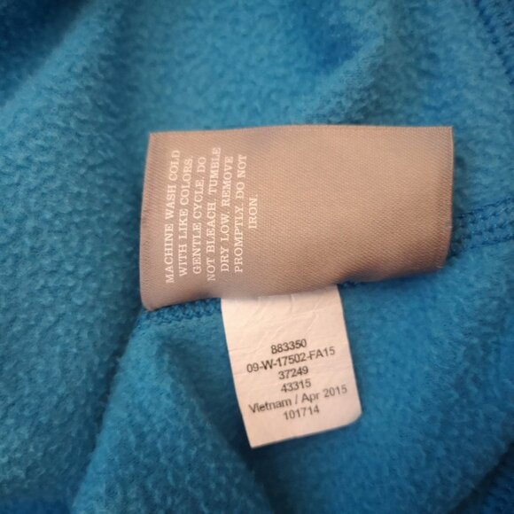 REI CO-OP Ladies Royal Blue 1/4 Zip Fleece Pullover - Picture 8 of 9